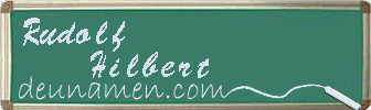 Rudolf Hilbert Visitenkarte